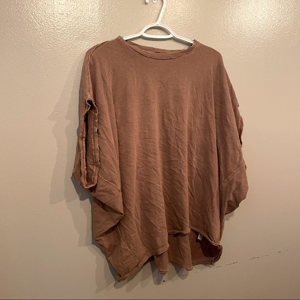 free people oversized top